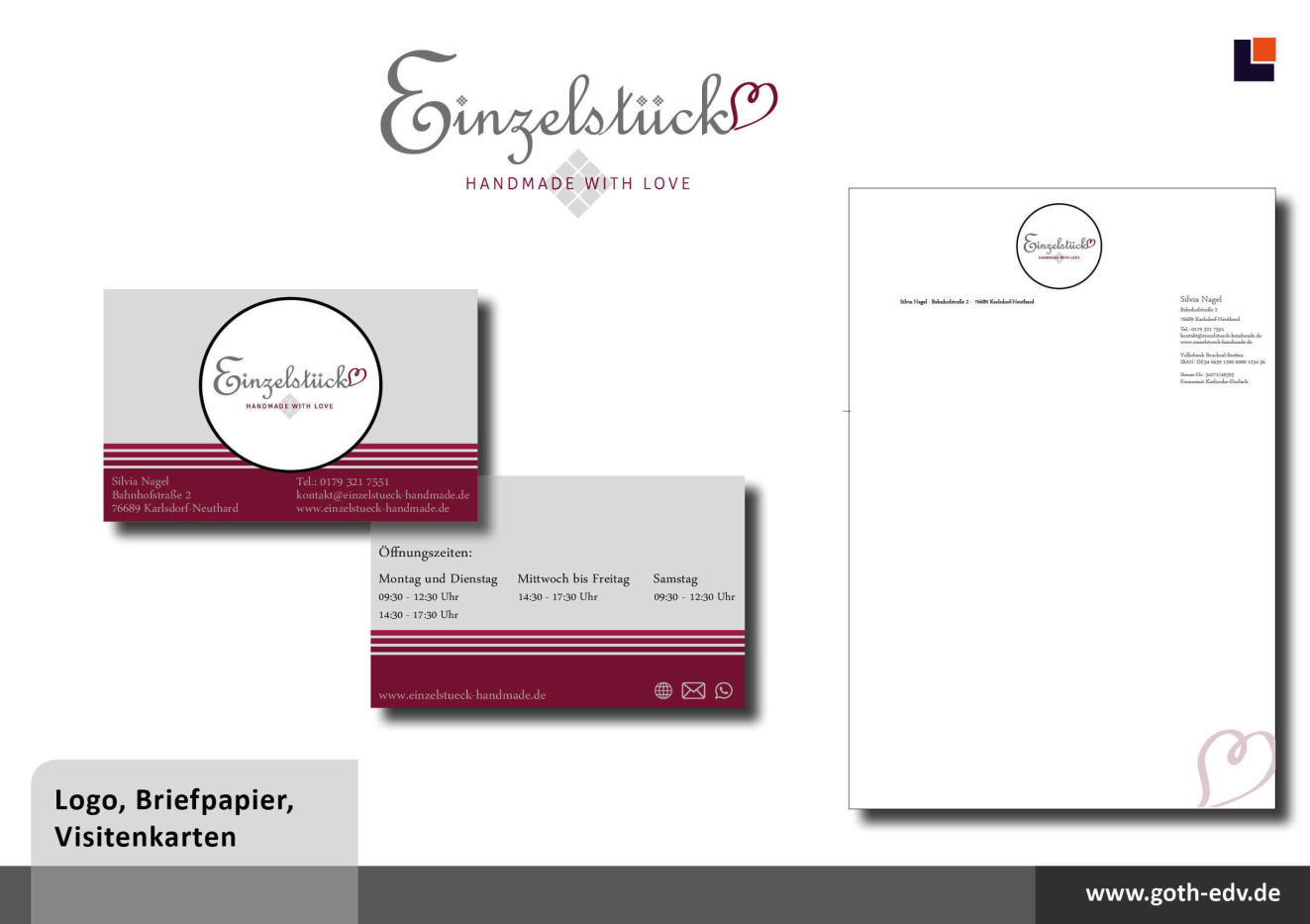 briefpapier-visitenkarten-logo-einzelstück-nagel